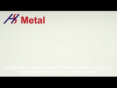 HS 순수한 텅프먼 와이어 W1 스트랜드 난방 와이어 99.95% 텅프멘 굽힌 필라멘 와이어 4mm