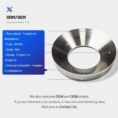W1 Tungsten Products Rotatable Lathed Tungsten Sputtering Target